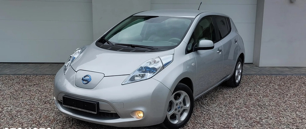 Nissan Leaf cena 25999 przebieg: 96042, rok produkcji 2013 z Zambrów małe 704